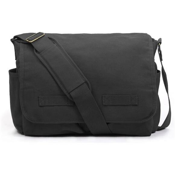 Sweetbriar Classic Vintage Messenger Bag - Original Heavyweight Cotton Canvas - Picture 1 of 8